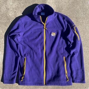 LSU Tigers Purple Columbia Zip Up
